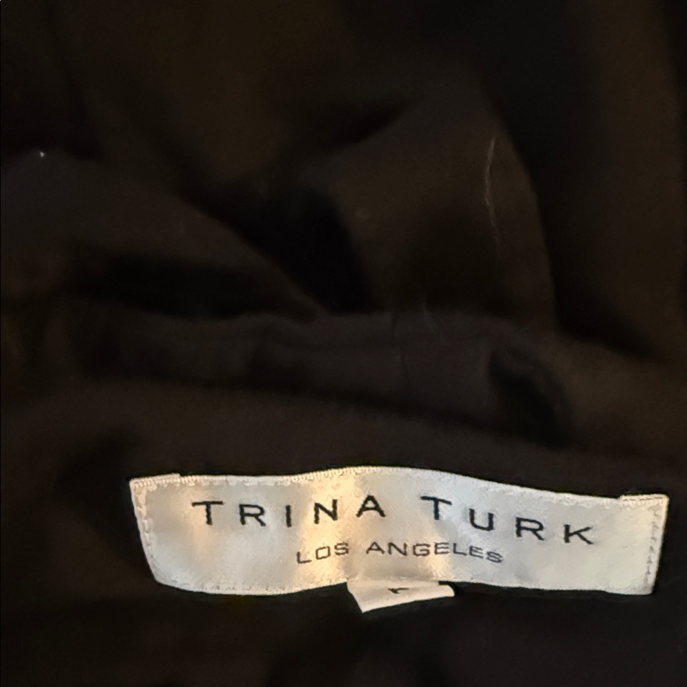 Trina Turk Black Halter Tank Top - Picture 4 of 5